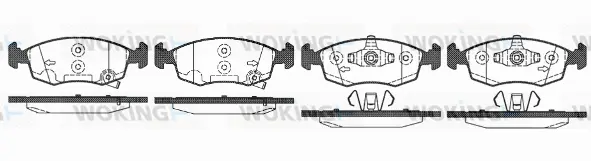 Brake Pad Set, disc brake (P0723.50)