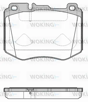 Brake Pad Set, disc brake (P17043.10)