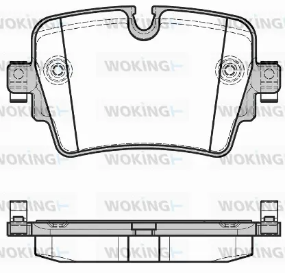 Brake Pad Set, disc brake (P17143.08)
