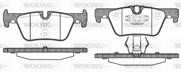 Brake Pad Set, disc brake (P15763.00)