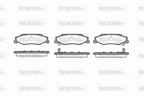 Brake Pad Set, disc brake (P7683.02)