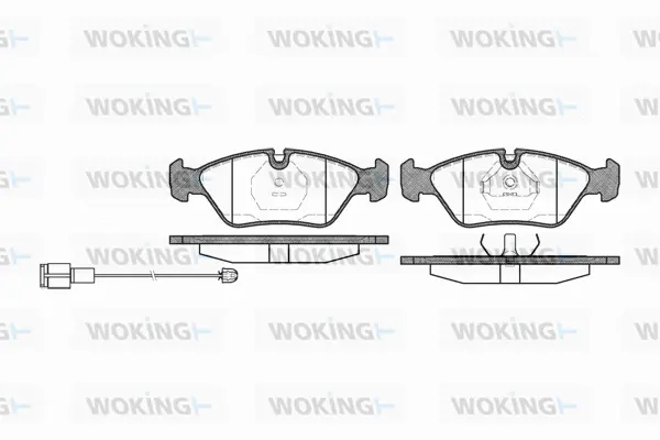 Brake Pad Set, disc brake (P0393.02)