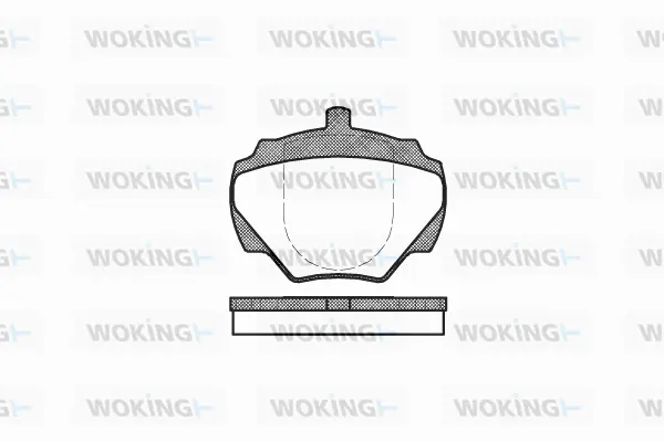 Brake Pad Set, disc brake (P3223.00)