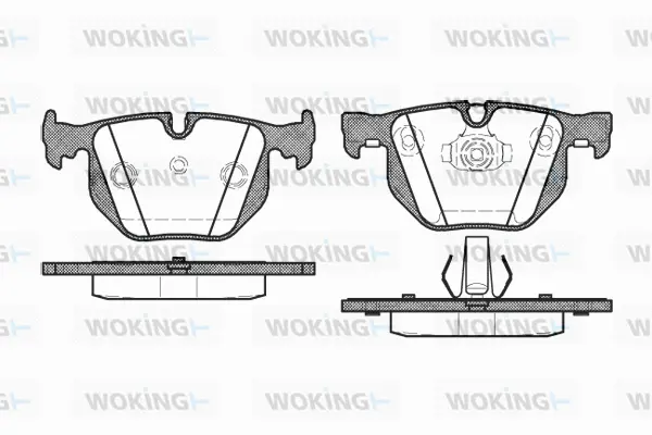 Brake Pad Set, disc brake (P2813.40)