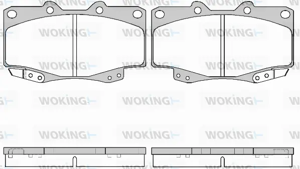 Brake Pad Set, disc brake (P2153.22)