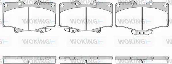 Brake Pad Set, disc brake (P5293.14)