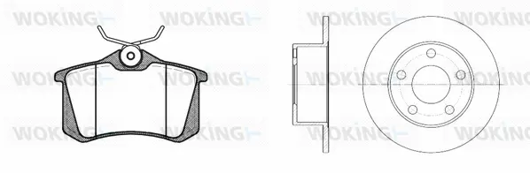 Brake Kit, disc brake (83633.00)