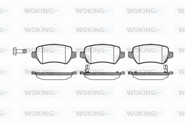Brake Pad Set, disc brake (P8573.02)