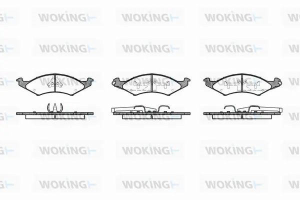 Brake Pad Set, disc brake (P4353.00)