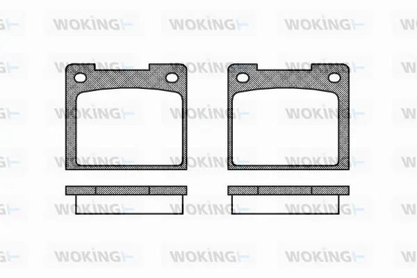 Brake Pad Set, disc brake (P1393.20)