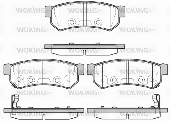 Brake Pad Set, disc brake (P11483.12)