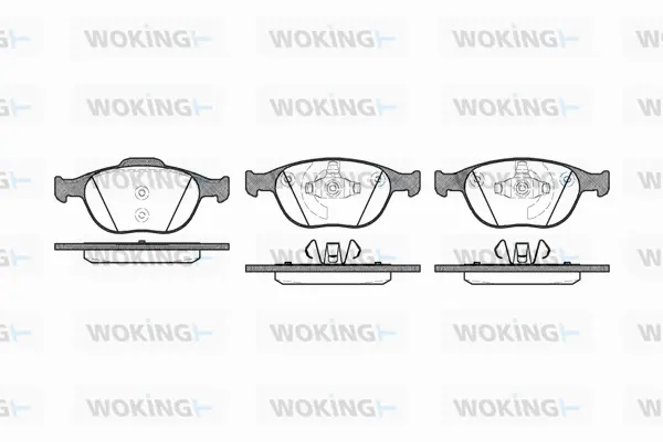 Brake Pad Set, disc brake (P8843.00)