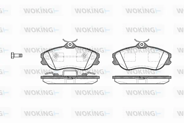 Brake Pad Set, disc brake (P3763.20)