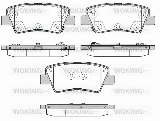 Brake Pad Set, disc brake (P12623.85)