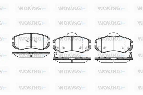 Brake Pad Set, disc brake (P8533.02)