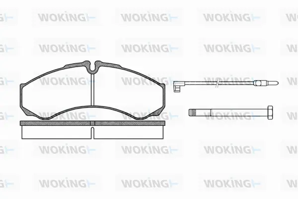 Brake Pad Set, disc brake (P7513.02)