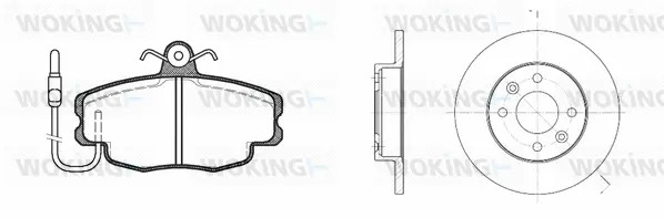 Brake Kit, disc brake (80413.00)