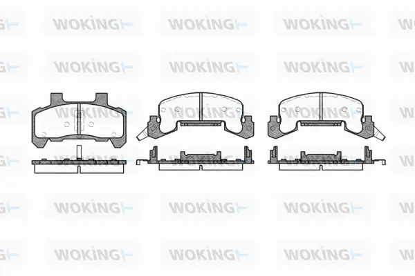 Brake Pad Set, disc brake (P4263.02)