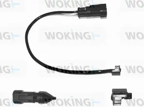 Warning Contact, brake pad wear (001092)