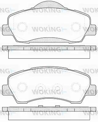 Brake Pad Set, disc brake (P14303.00)