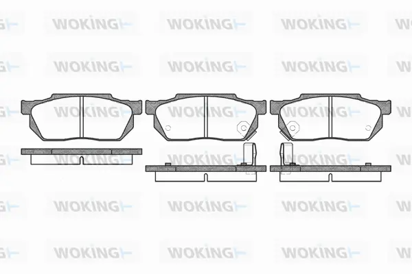 Brake Pad Set, disc brake (P0933.02)