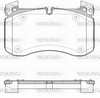 Brake Pad Set, disc brake (P19403.00)
