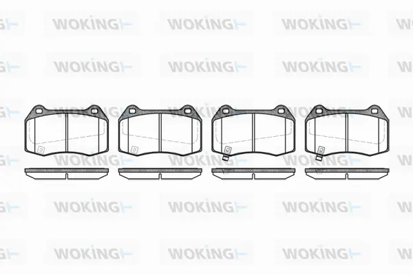 Brake Pad Set, disc brake (P5413.32)