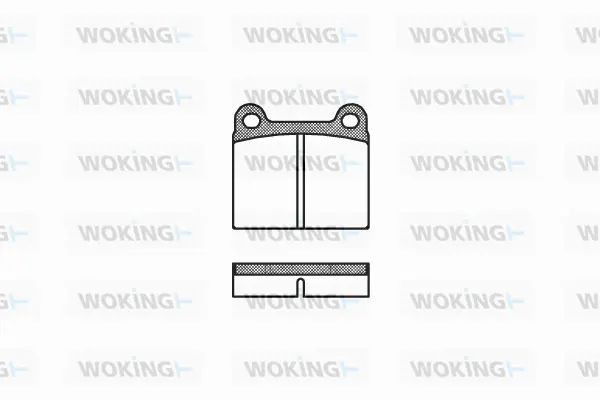 Brake Pad Set, disc brake (P1063.00)