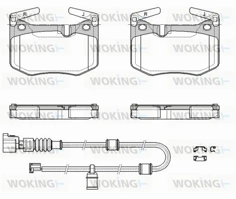 Brake Pad Set, disc brake (P18793.02)