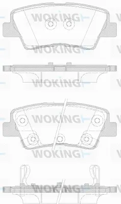 Brake Pad Set, disc brake (P12623.42)