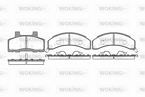 Brake Pad Set, disc brake (P4183.02)
