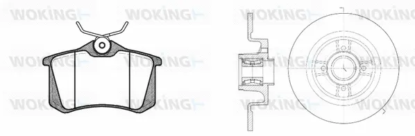 Brake Kit, disc brake (83633.21)