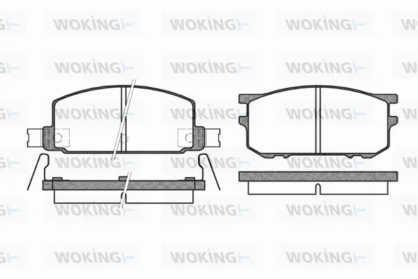 Brake Pad Set, disc brake (P0093.12)