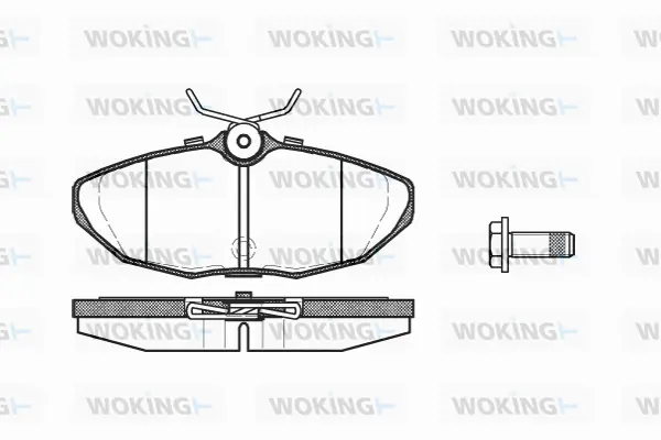 Brake Pad Set, disc brake (P6323.10)