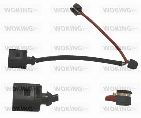 Warning Contact, brake pad wear (001147)