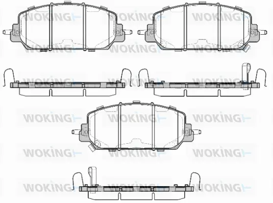 Brake Pad Set, disc brake (P14083.22)