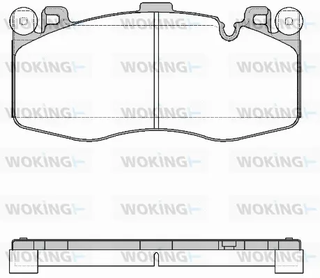 Brake Pad Set, disc brake (P16333.00)