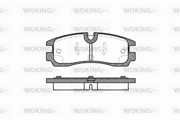 Brake Pad Set, disc brake (P4663.30)