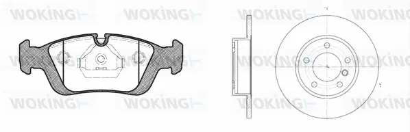 Brake Kit, disc brake (82843.00)