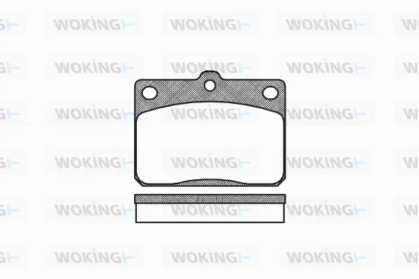 Brake Pad Set, disc brake (P1793.40)