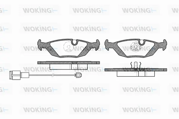 Brake Pad Set, disc brake (P0553.02)