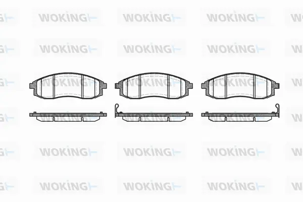 Brake Pad Set, disc brake (P4983.12)