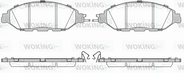 Brake Pad Set, disc brake (P14183.15)