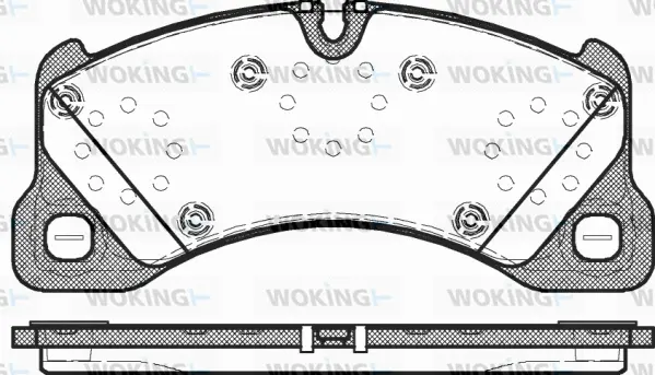 Brake Pad Set, disc brake (P12453.00)