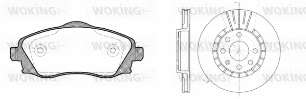 Brake Kit, disc brake (86743.02)