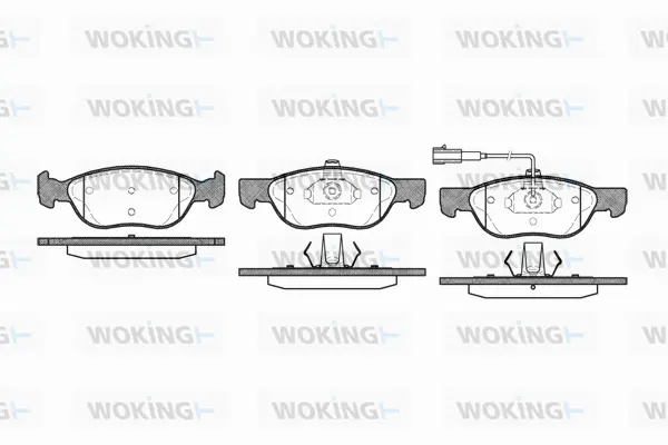 Brake Pad Set, disc brake (P4873.21)