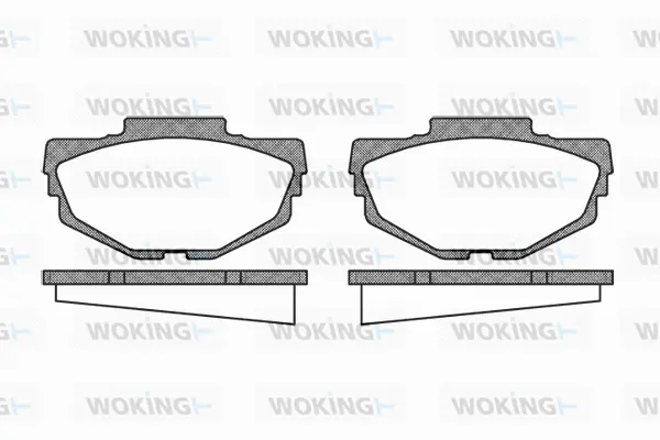 Brake Pad Set, disc brake (P1533.00)