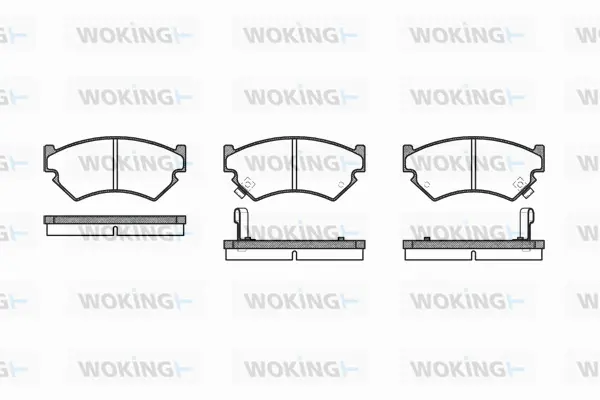 Brake Pad Set, disc brake (P2403.02)
