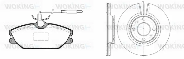 Brake Kit, disc brake (83083.00)