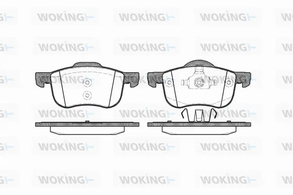 Brake Pad Set, disc brake (P6133.00)